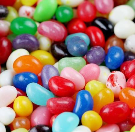 Mini Corporate Colours or Mixed Jelly Beans 30g. Promo Sweets