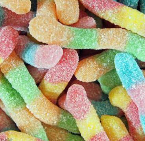 Picture of Gummy Sour Worms 50g Bag