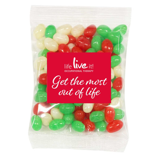 Picture of Christmas Min Jelly Beans 100g